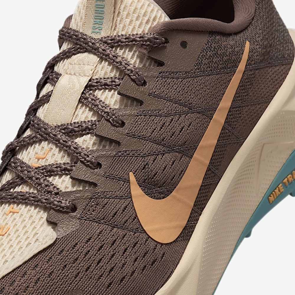 NEW IN BOX Nike Wildhorse 10 Trail Running Shoes – Women’s 9.5 – Gray/Peach/Teal - Picture 2 of 5